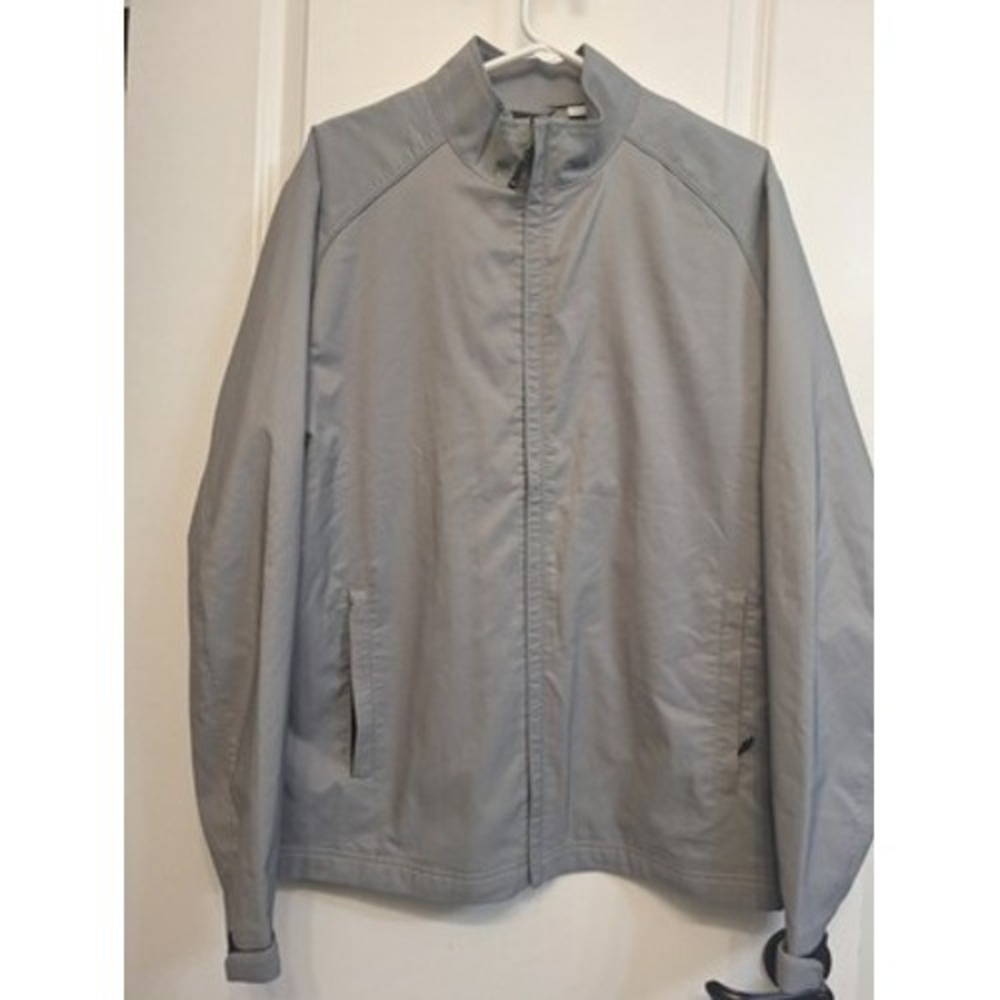 Cutter & Buck CB WeatherTec Jacket Mens Large Grey Water‎ Resistant Windbreaker